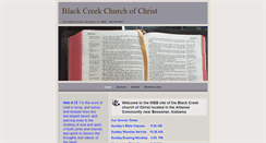 Desktop Screenshot of blackcreekchurch.com